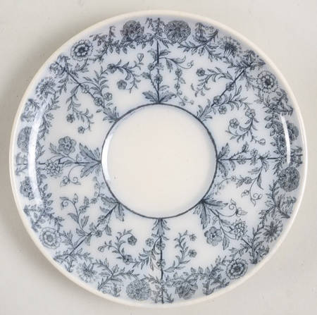 Gray Delhi Saucer for Demitasse Cup