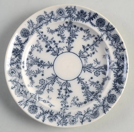 Gray Delhi Dessert/Pie Plate