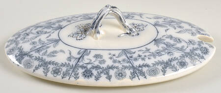 Gray Delhi Lid for Tureen