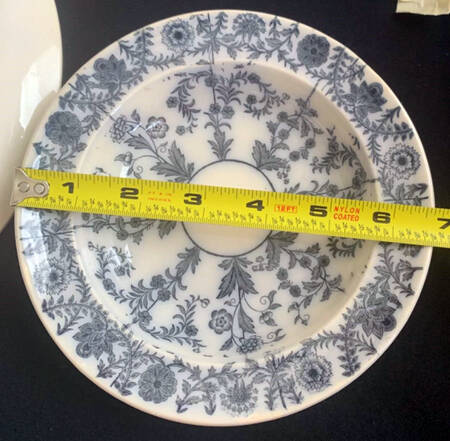 Gray Delhi Bread & Butter Plate