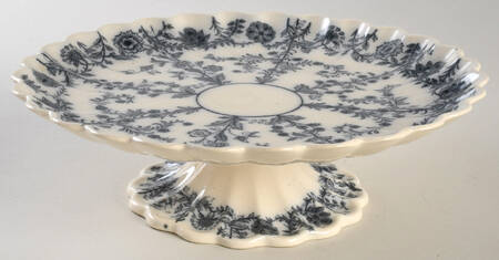 Gray Delhi Round Compote (Height X Width)