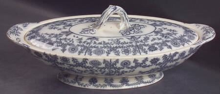 Gray Delhi Oval Covered Vegetable