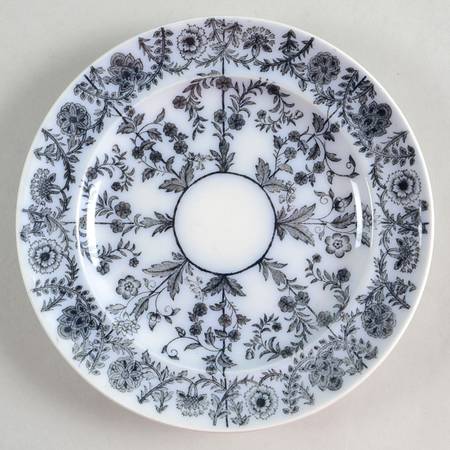 Gray Delhi Bread & Butter Plate