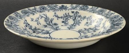 Gray Delhi Large Rim Soup Bowl