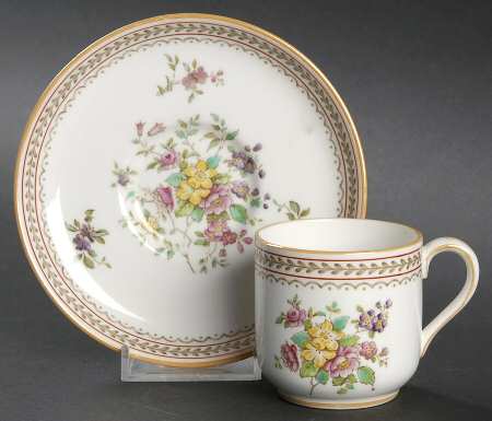 Gresham Footed Demitasse Cup & Saucer Set
