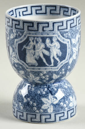Greek Blue Double Egg Cup