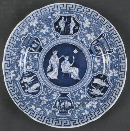 Greek Blue Salad Plate