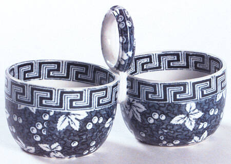 Greek Blue Double Salt Dip