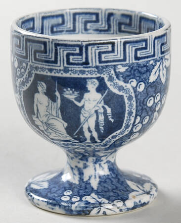 Greek Blue Single Egg Cup