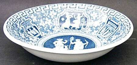 Greek Blue Coupe Cereal Bowl