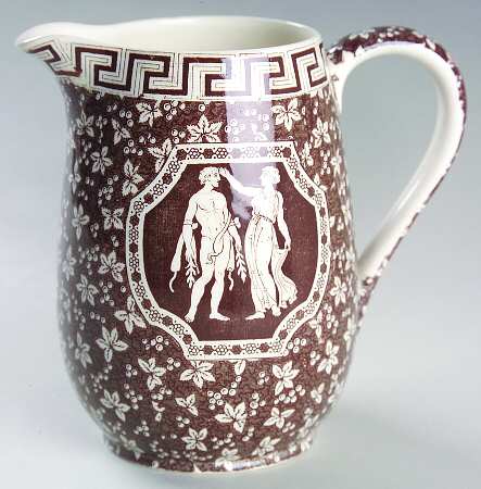 Greek Brown 16 Oz Pitcher