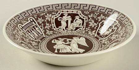 Greek Brown Fruit/Dessert (Sauce) Bowl
