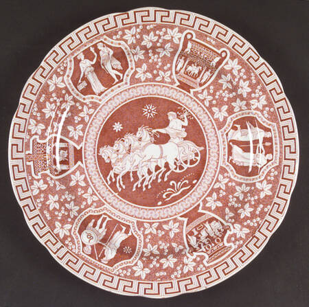 Greek Red by Spode