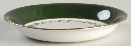 Green Velvet Coupe Soup Bowl