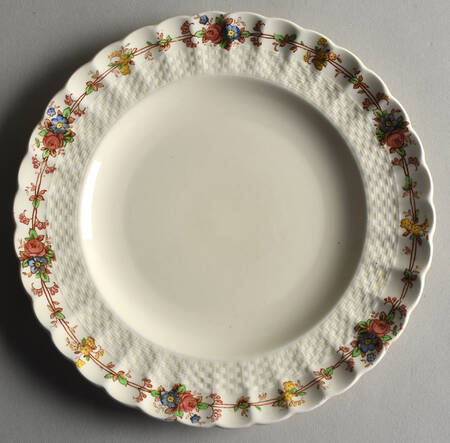 Hazel Dell Cream Luncheon Plate