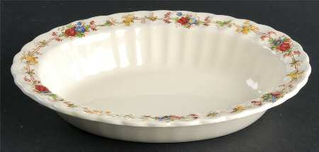 Hazel Dell Cream 10" Oval Vegetable Bowl