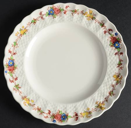 Hazel Dell Cream Salad Plate