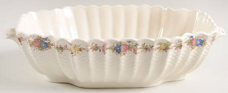 Hazel Dell Off White Oval Vegetable No Lid