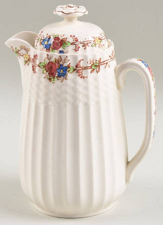 Hazel Dell Off White Large Syrup with Lid
