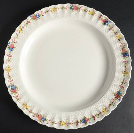 Hazel Dell Off White 13" Chop Plate (Round Platter)