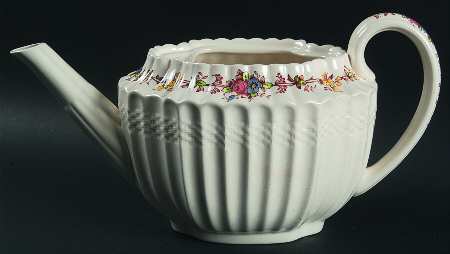 Hazel Dell Off White Teapot No Lid