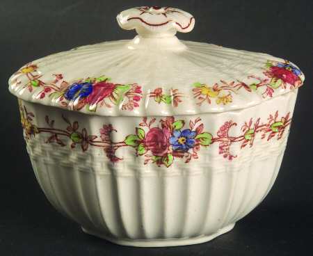 Hazel Dell Off White Mini Sugar Bowl & Lid