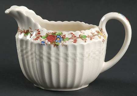 Hazel Dell Off White Creamer