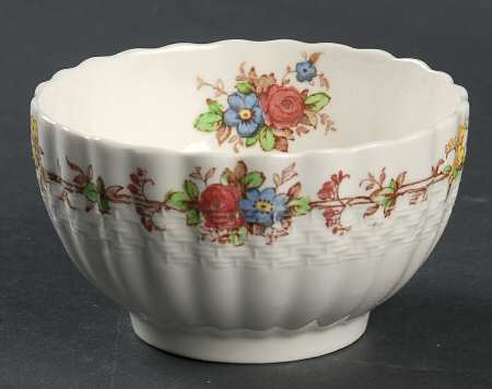 Hazel Dell Off White Mini Open Sugar Bowl