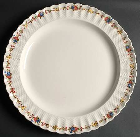 Hazel Dell Off White 15" Chop Plate (Round Platter)