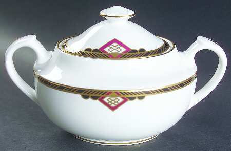 Harvard Sugar Bowl & Lid