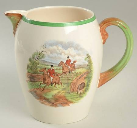 Herring Hunt, The Hunt (Green, Scalloped) 32 Oz Jug