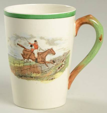 Herring Hunt, The Hunt (Green, Scalloped) Tall Mug