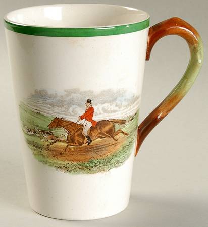 Herring Hunt, The Hunt (Green, Scalloped) Tall Mug