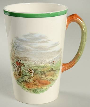 Herring Hunt, The Hunt (Green, Scalloped) Tall Mug