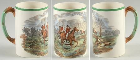 Herring Hunt, The Hunt (Green, Scalloped) Tankard