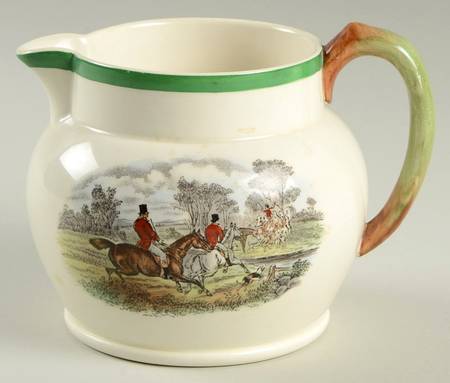 Herring Hunt, The Hunt (Green, Scalloped) 10 Oz Jug