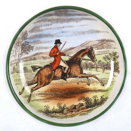 Herring Hunt, The Hunt (Green, Scalloped) Butter Pat