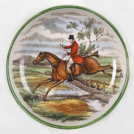 Herring Hunt, The Hunt (Green, Scalloped) Butter Pat