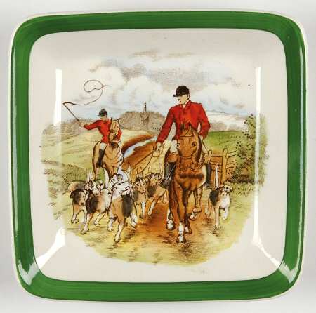 Herring Hunt, The Hunt (Green, Scalloped) Sauce Dip