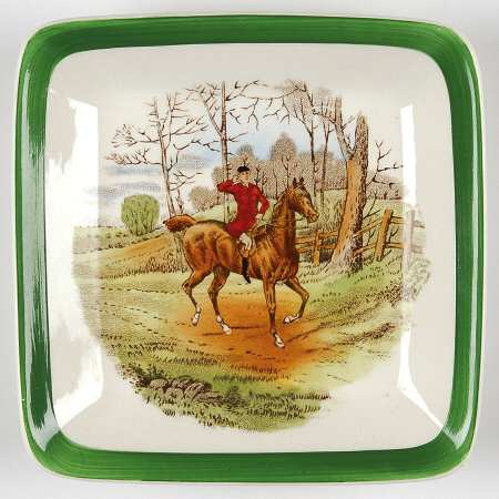Herring Hunt, The Hunt (Green, Scalloped) Sauce Dip