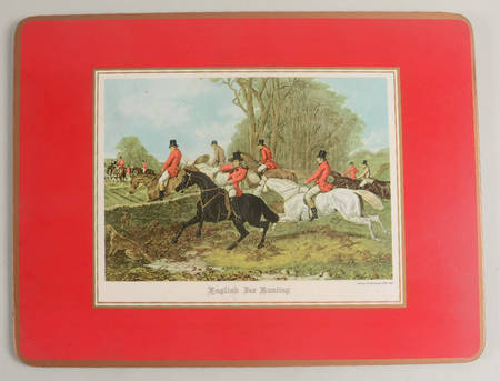 Herring Hunt The Hunt Red Corkboard Placemat