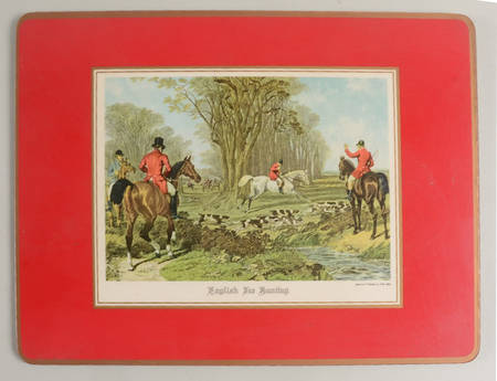 Herring Hunt The Hunt Red Corkboard Placemat
