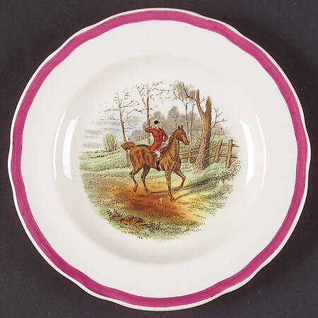 Herring Hunt The Hunt Red Small Bread & Butter Plate