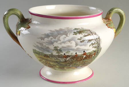 Herring Hunt The Hunt Red Tureen No Lid