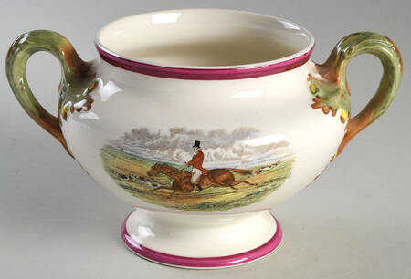 Herring Hunt The Hunt Red Sauce Boat No LId