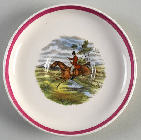 Herring Hunt The Hunt Red Saucer for Flat Demitasse Cup