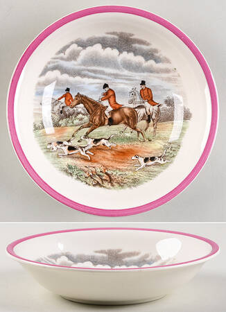 Herring Hunt The Hunt Red Coupe Cereal Bowl
