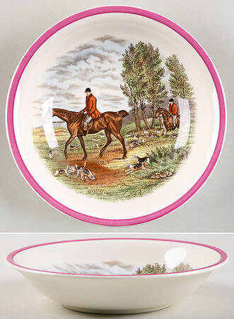 Herring Hunt The Hunt Red Coupe Cereal Bowl