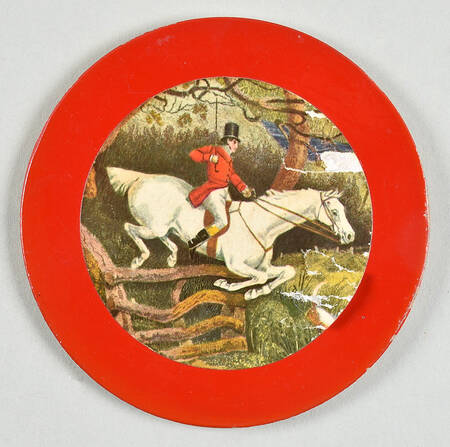 Herring Hunt The Hunt Red Round Cork Coaster