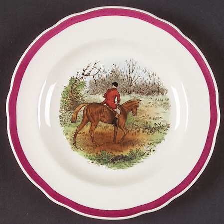 Herring Hunt The Hunt Red Small Bread & Butter Plate
